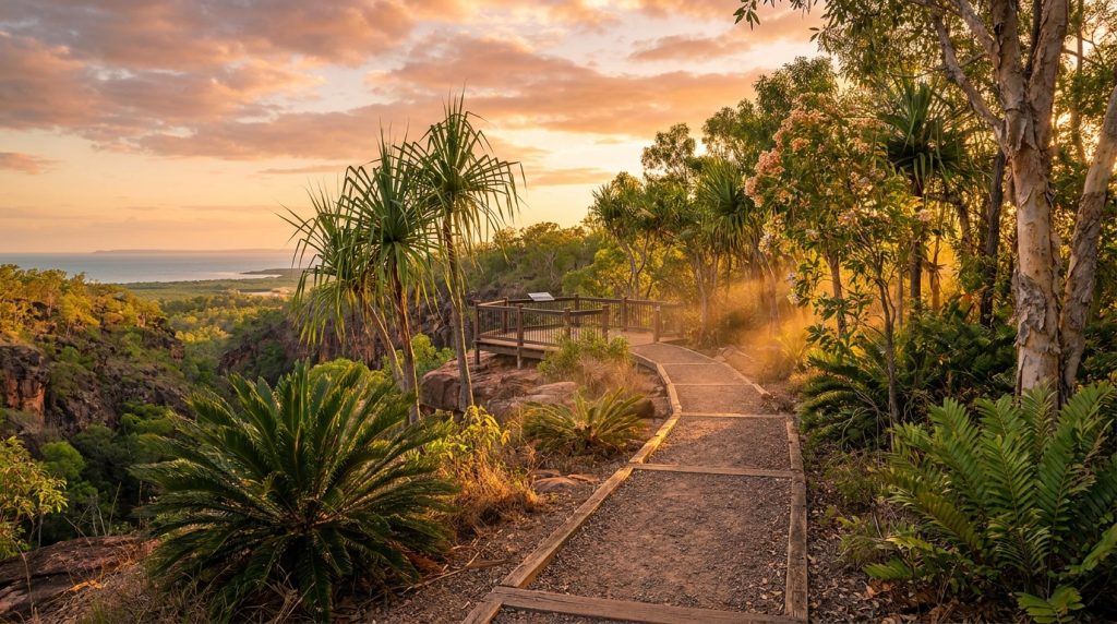 Natural landscape and walking trails near Darwin, NT